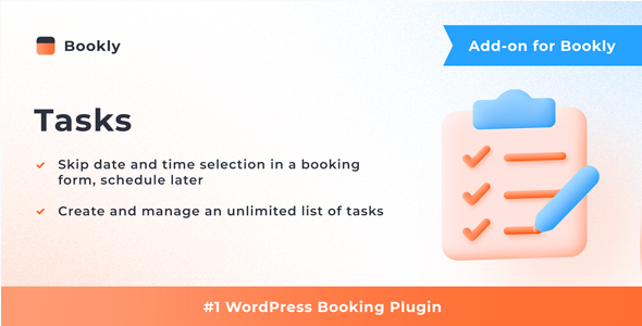 TASK Bookly Tasks Add-on 2.5 - Image 1