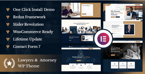 Ukilo - Law & Lawyer WordPress Theme 1.0.1 - GPLPlus