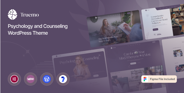 true Truemo - Psychology & Counseling WordPress Theme 1.0.1 - Image 1