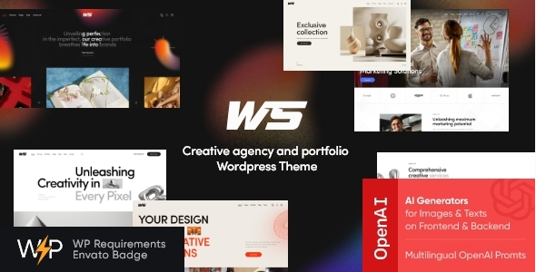 WABI Wabi-Sabi - Creative Agency & Visionary Portfolio WordPress Theme 1.10.0 - Image 1