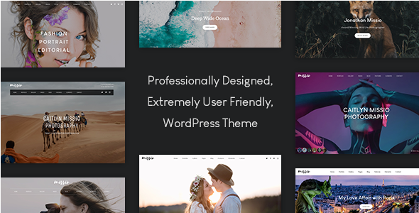 missio Missio – Photography WordPress Theme 1.3 - Image 1