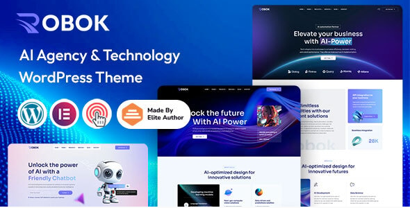 robok Robok - AI Agency & Technology WordPress Theme 1.2 - Image 1