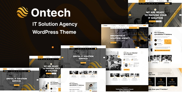 ontech Ontech - IT Solutions Agency WordPress Theme 1.1.0 - Image 1