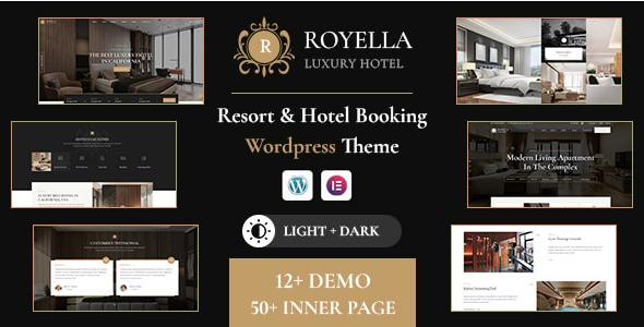 ro Royella - Luxury & Hotel Booking WordPress Theme 1.0.0 - Image 1